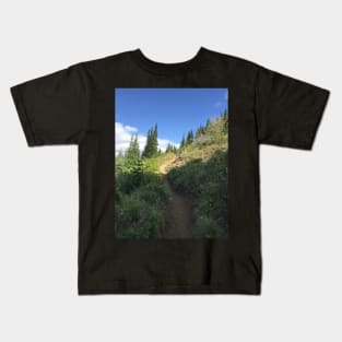 Hiking Uphill Kids T-Shirt